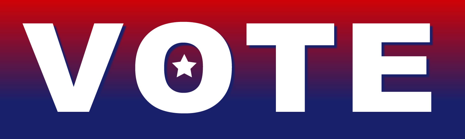 Vote Vinyl Bumper Sticker  Window Cling or Bumper Sticker Magnet in UV Laminate Coating