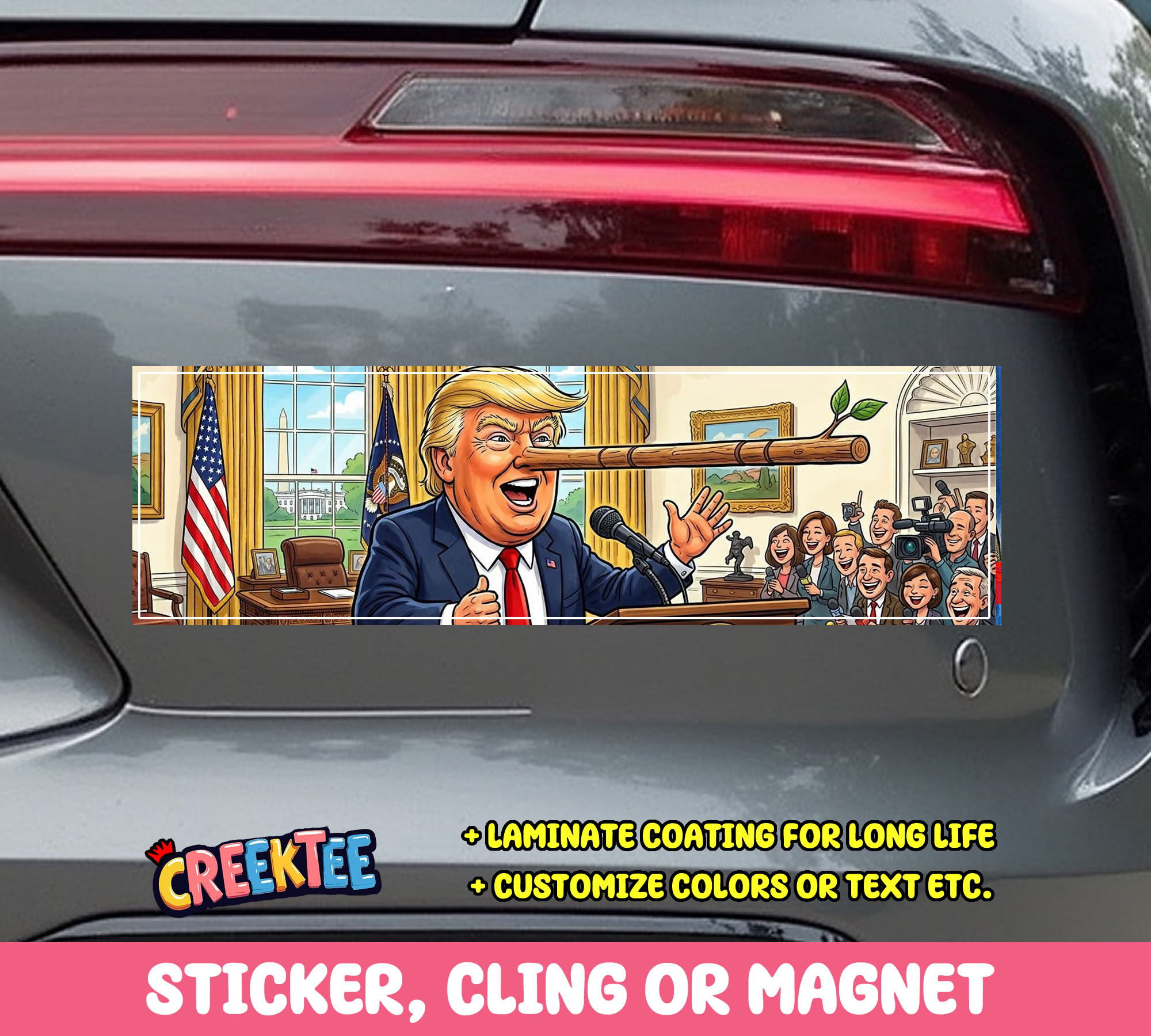 Truth Vinyl Bumper Sticker  Window Cling or Bumper Sticker Magnet in UV Laminate Coating